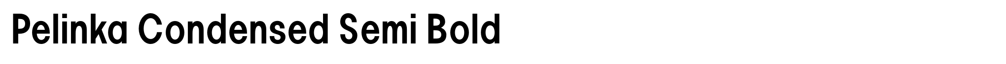 Pelinka Condensed Semi Bold image